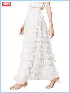 Tulle Maxi Skirt High Waist Tiered A Line Layered Fairy Skirt